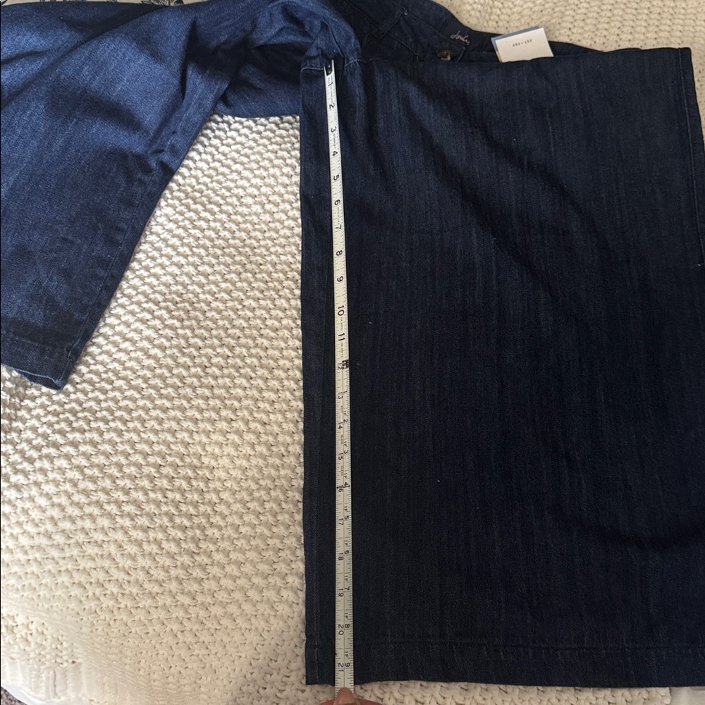 Joules Women's Dark Blue Denim Cullottes - Picture 4 of 8